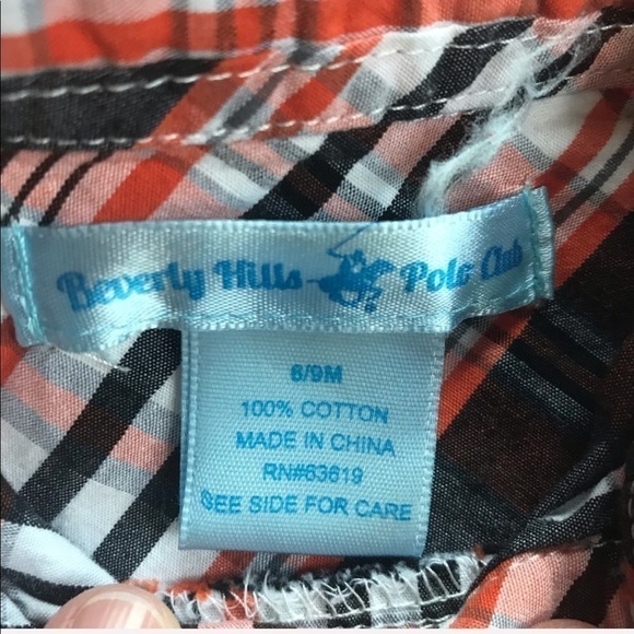 BEVERLY Hills Polo Club boys 6-9 months shortall - Picture 4 of 5